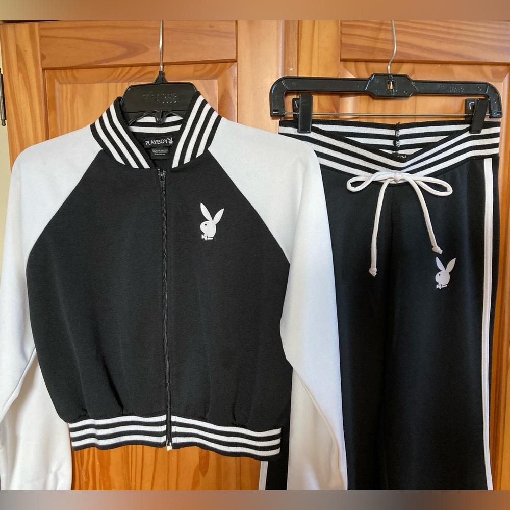 Vintage 90s PLAYBOY Track Suit. Size Med…..A Treasure!